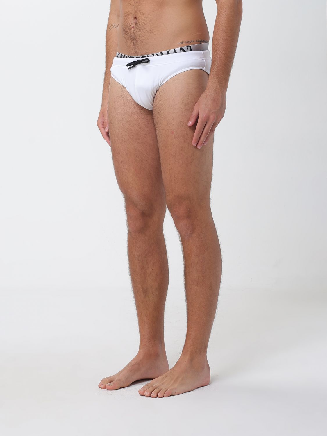 Swimsuit Men color White