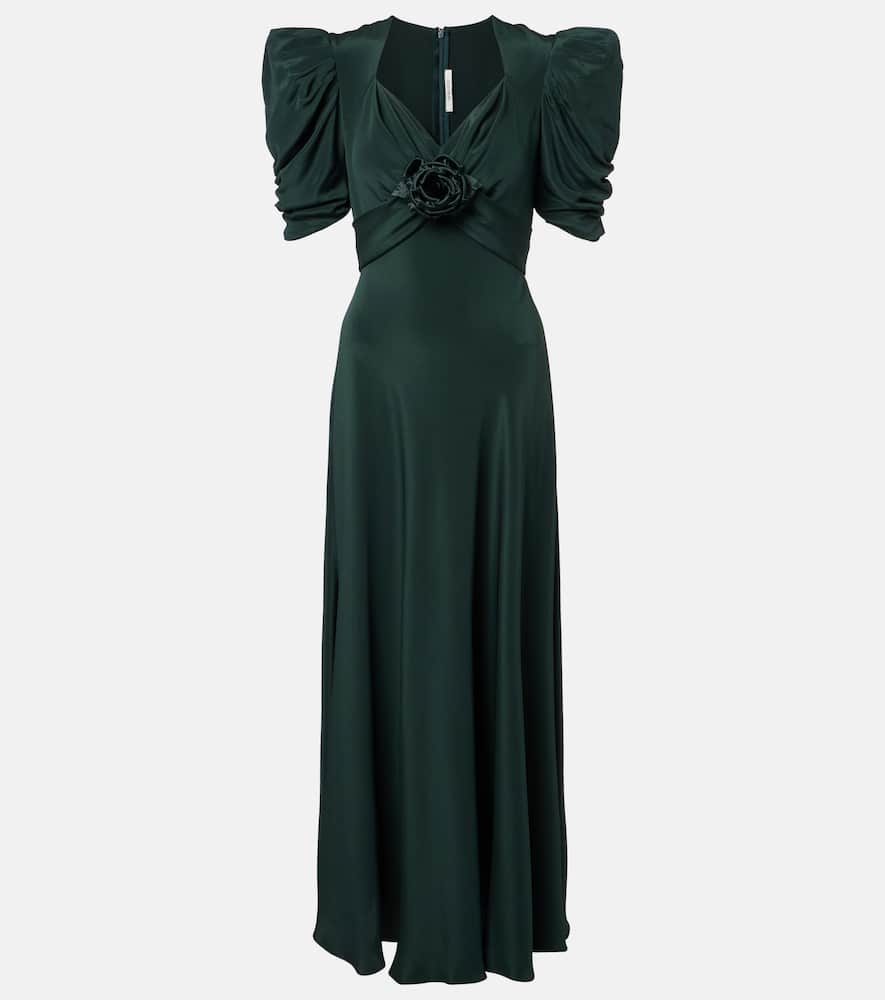 Silk charmeuse cocktail dress