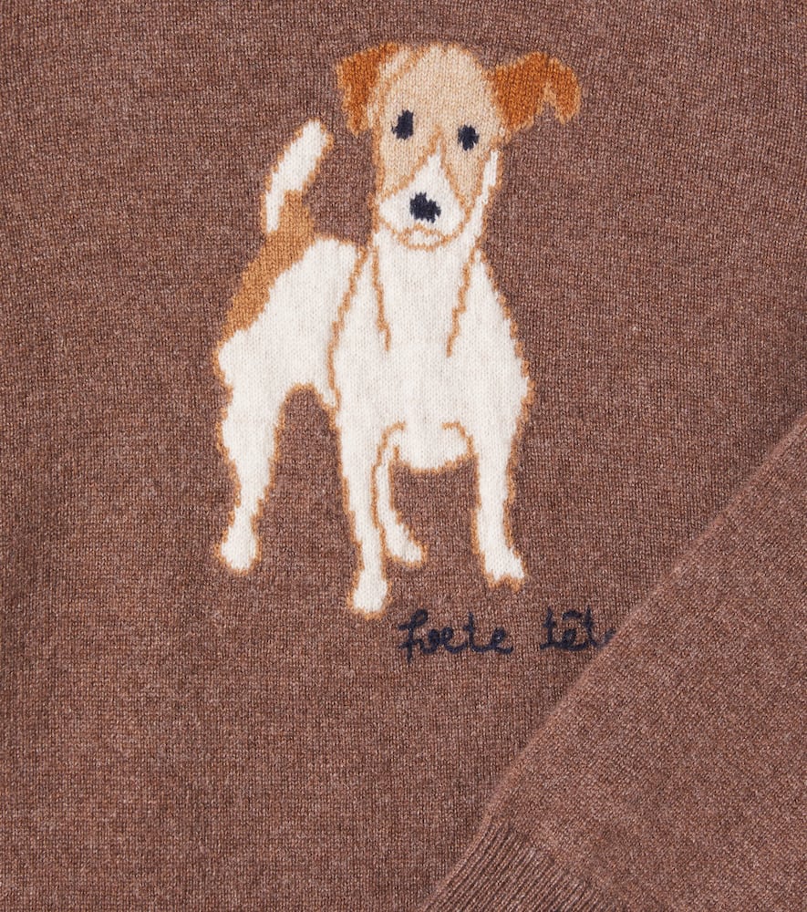 Berlioz intarsia cashmere sweater