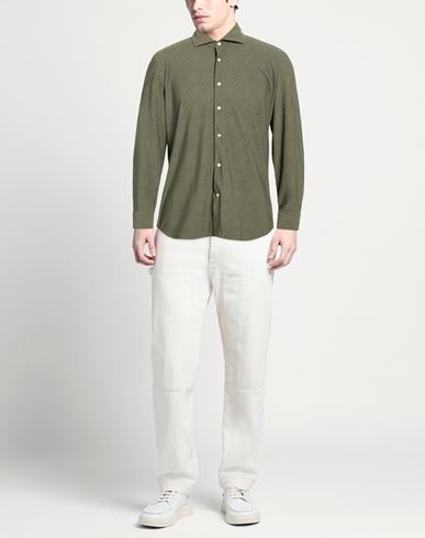 Next Man Shirt Military green Size 15 Polyamide, Elastane