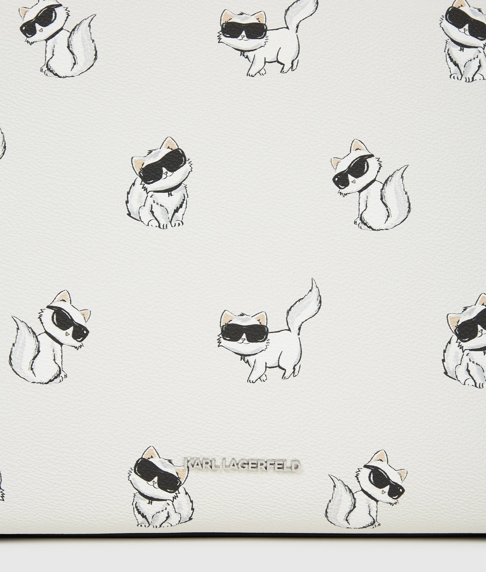 Karl Lagerfeld - Ikon Choupette Binding Tote Bag, Woman, Beige, : One