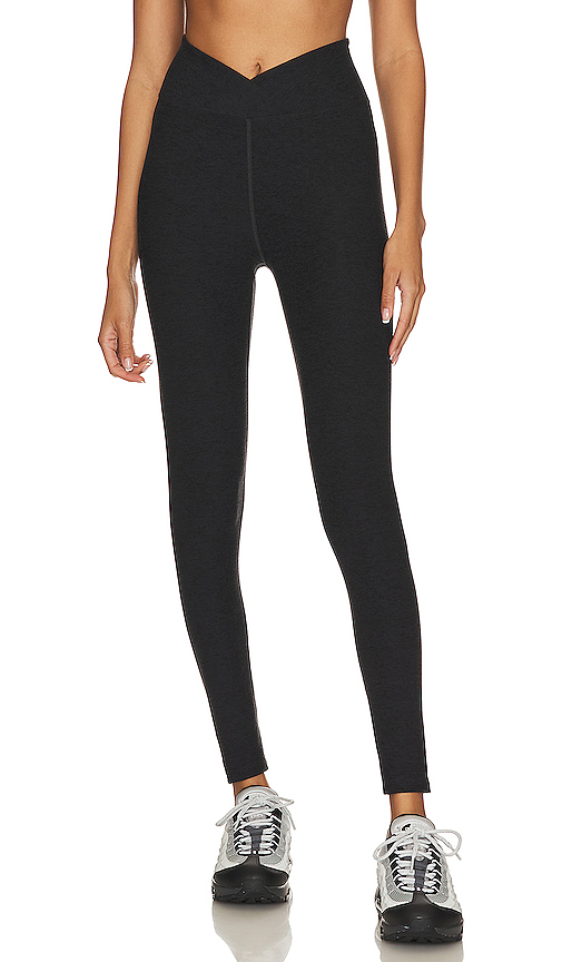 YEAR OF OURS Stretch Veronica Legging in Black. L. Also in S, XS