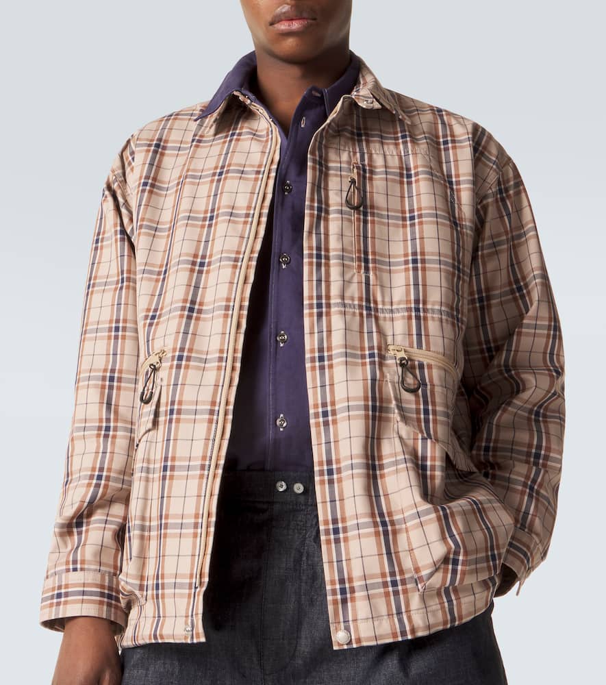 Comme des Garçons Homme Checked cotton-blend jacket