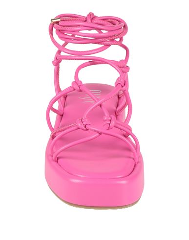 Ovyé Woman Thong sandal Fuchsia Size 10 Textile fibers