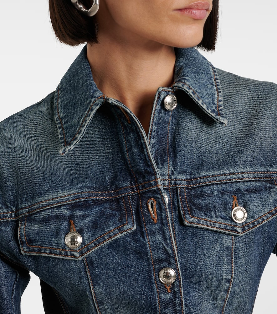 Fiorito denim midi dress