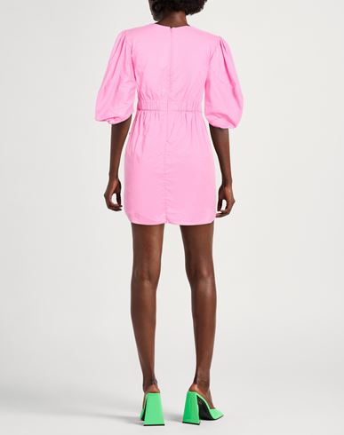 Woman Mini dress Pink Size 6 Cotton