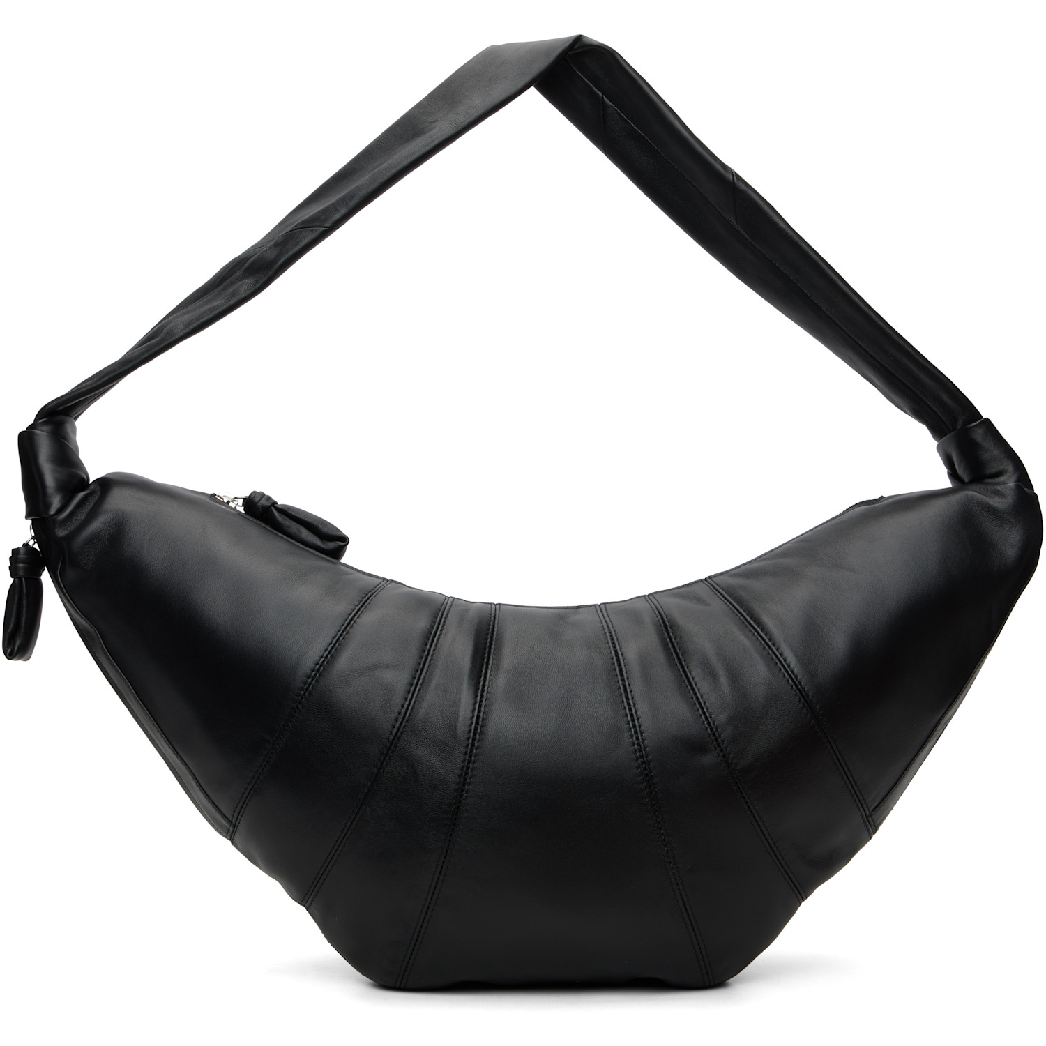 Black Large Croissant Bag