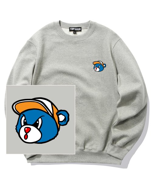 BLUE BEAR LOGO Crew Neck