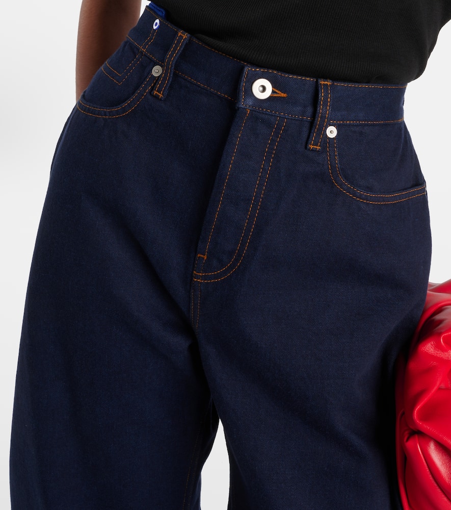 High-rise wide-leg jeans