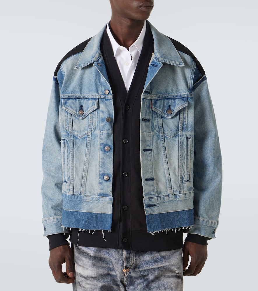 X Levi's jersey and denim jacket