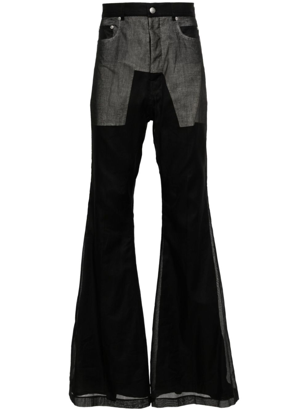 Lido bolan bootcut trousers - Black