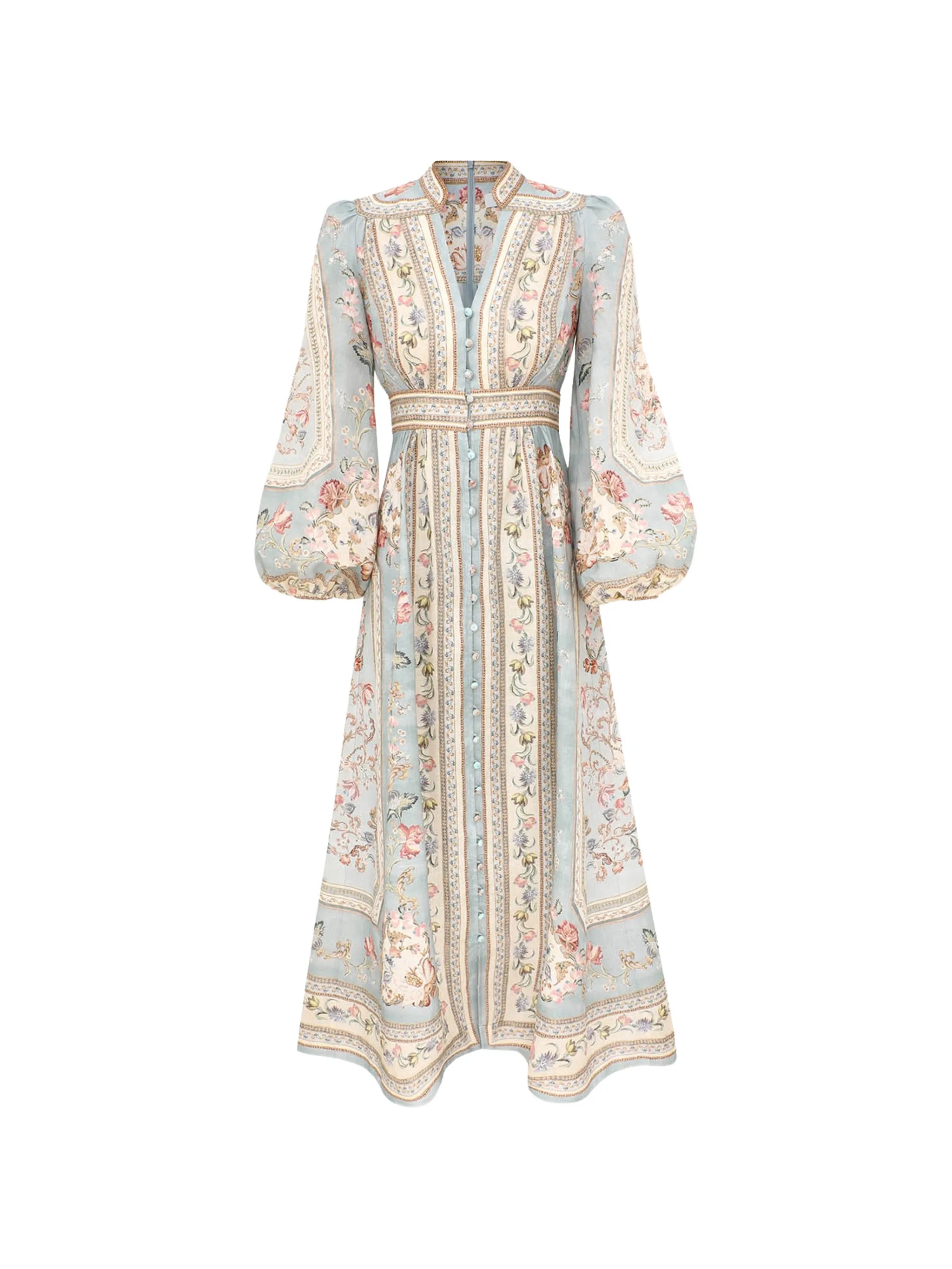 Roselight Dress — pale blue