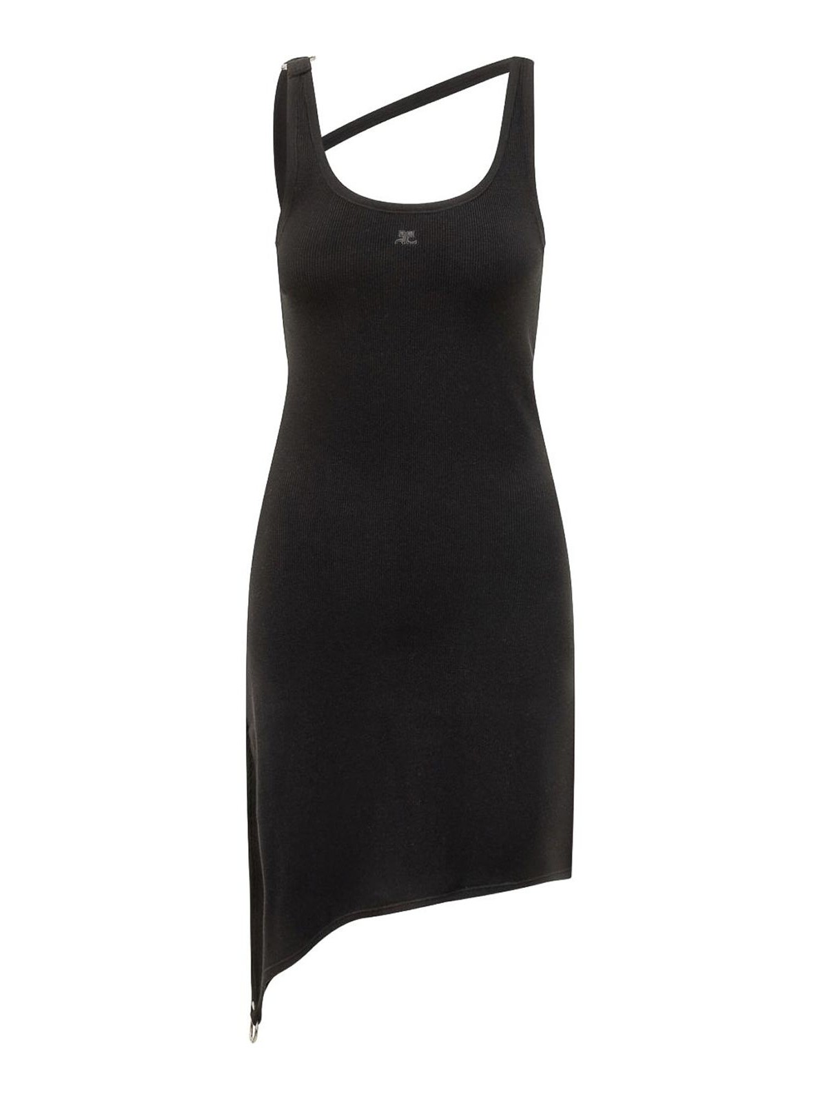 Black Viscose Blend Dress