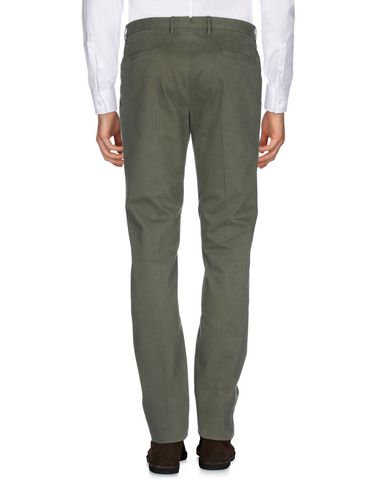 Man Pants Military green Size 26 Cotton, Elastane