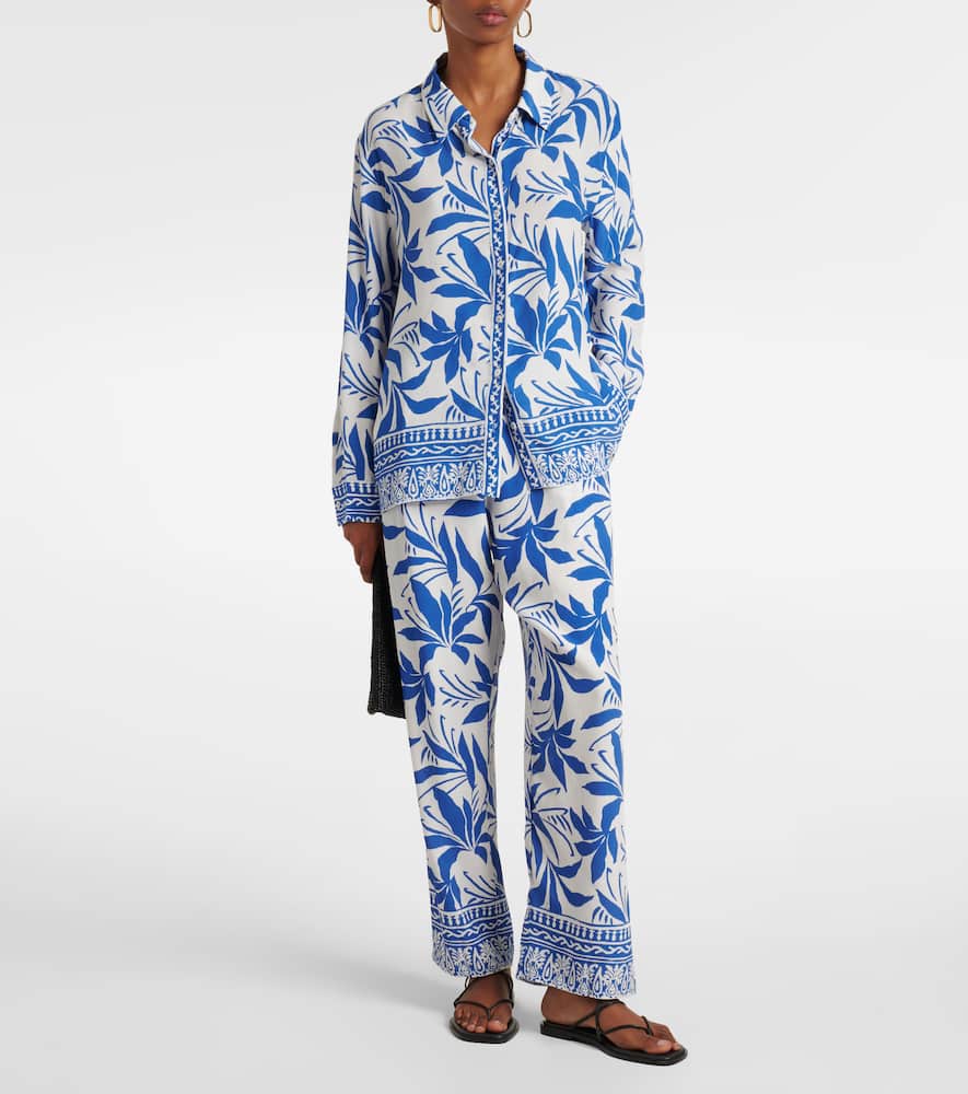 Claudia printed palazzo pants