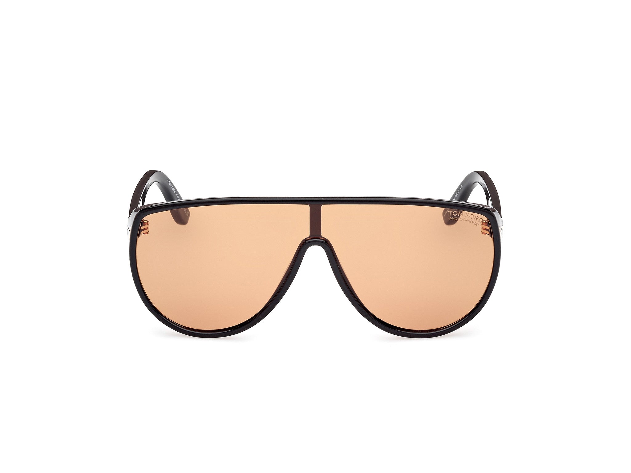 TOM FORD Man TOM FORD FT1182 ACHILLES 01E Sunglasses Injected Black Brown Mask Photochromatic