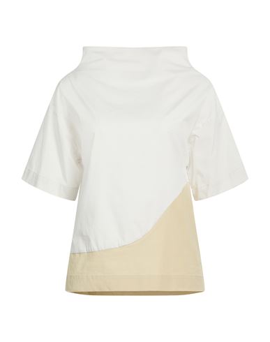 Woman Top Light grey Size 10 Cotton, Elastane