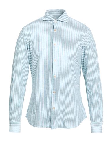 Man Shirt Deep teal Size 16 ½ Cotton, Linen
