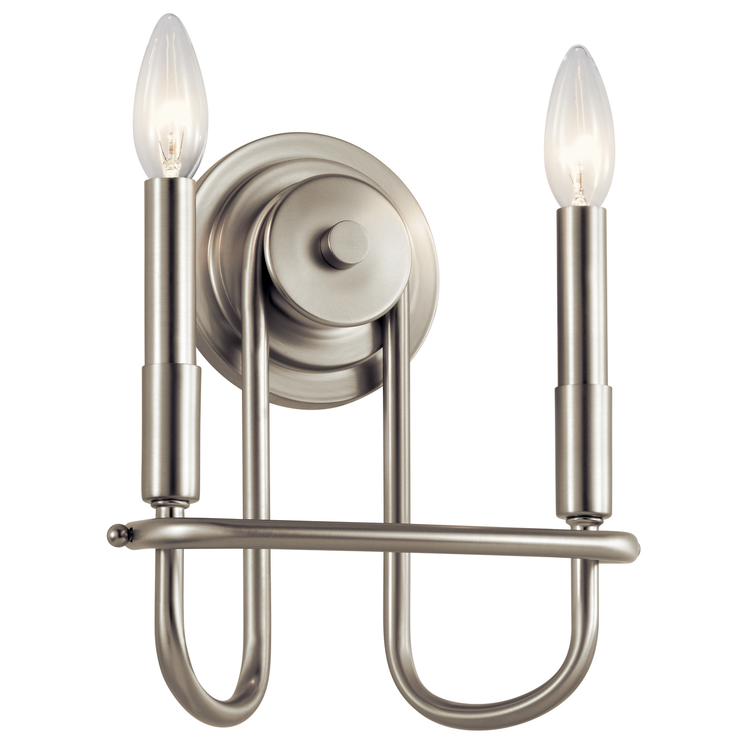 Capitol Hill 2-Light 11" Wall Bracket in Brushed Nicke