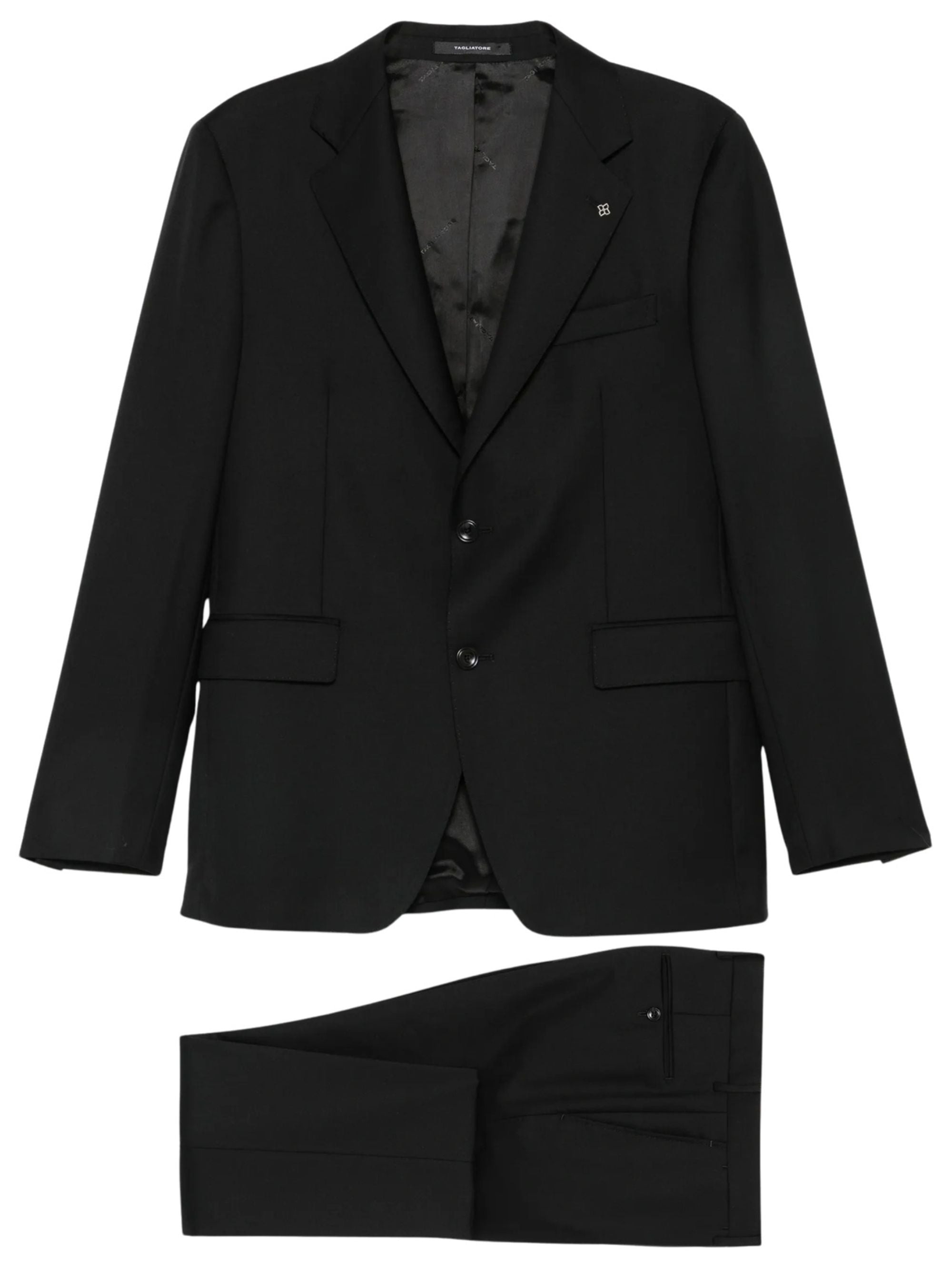Men's Virgin Wool Suit Trousers with Cupro Lining