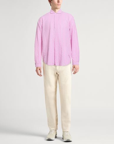 Man Shirt Pink Size 15 ½ Cotton, Linen