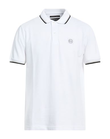 Man Polo shirt White Size L Cotton