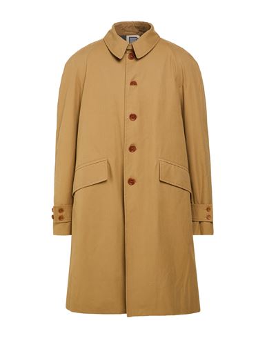 Man Overcoat & Trench Coat Khaki Size 38 Cotton