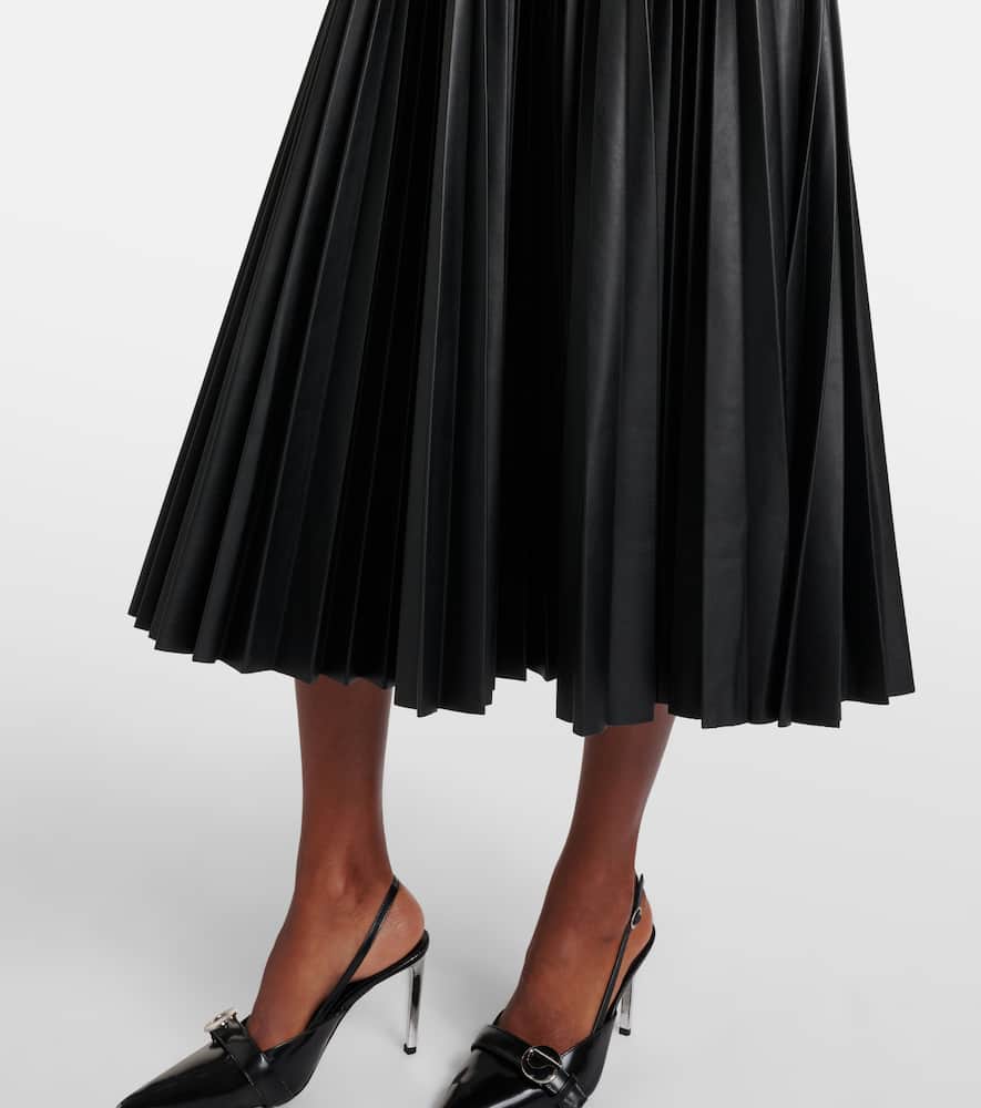 Abilene knitted pleated midi dress