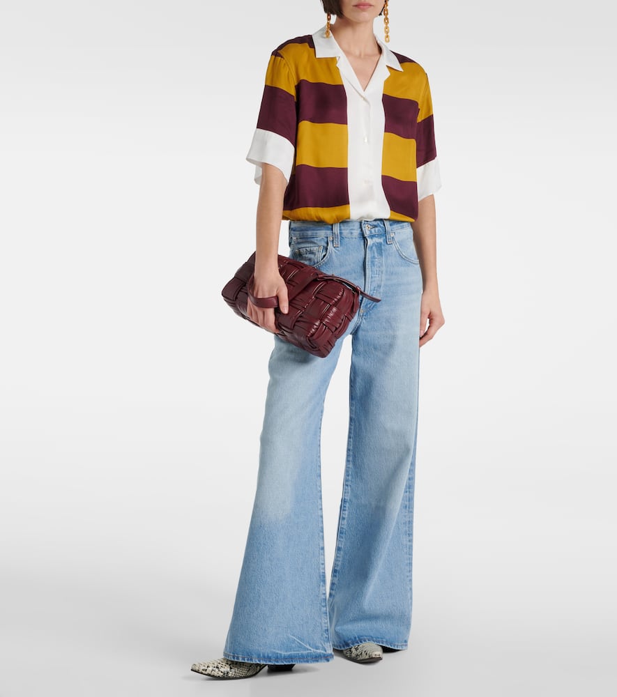 Beverly high-rise wide-leg jeans