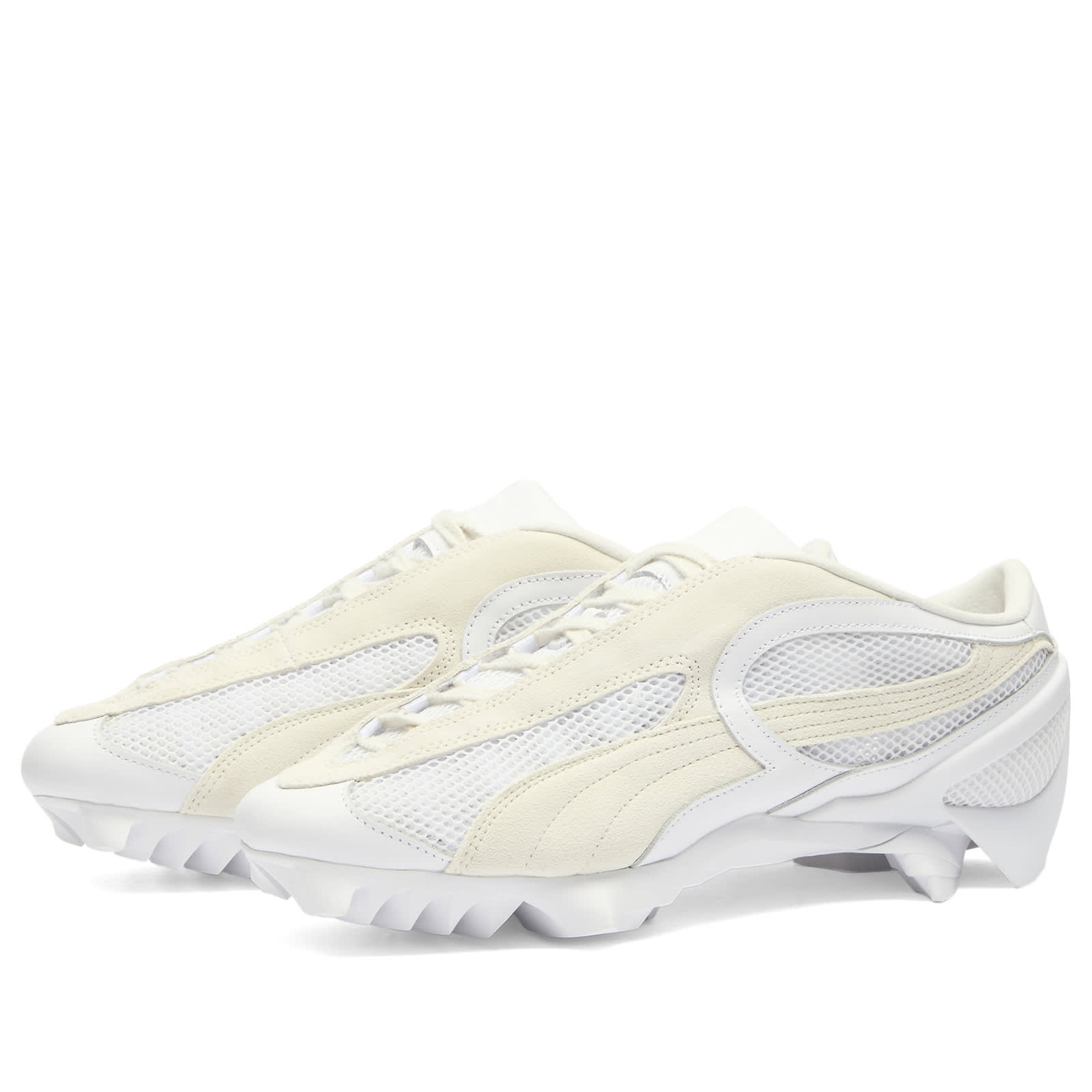 Men's Beisser Sneaker in White/Warm White