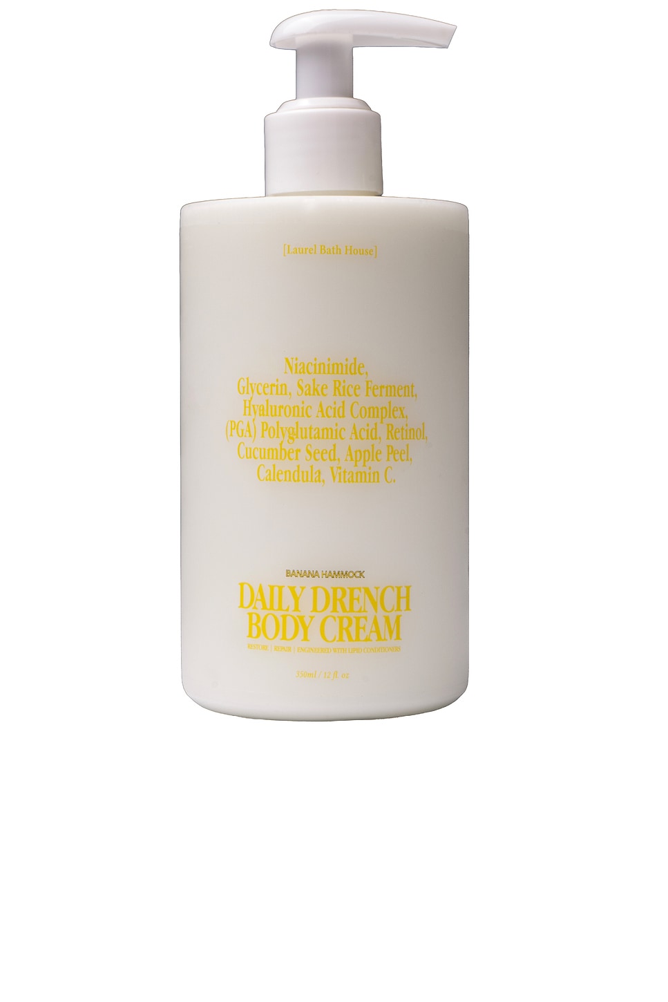 Laurel Bath House Daily Drench Body Cream in Banana Hammock - Beauty: NA. a
