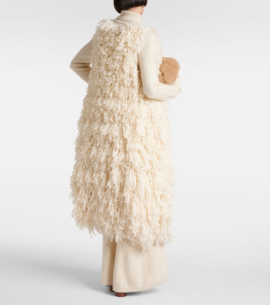 Sigmud wool, cashmere, and silk vest