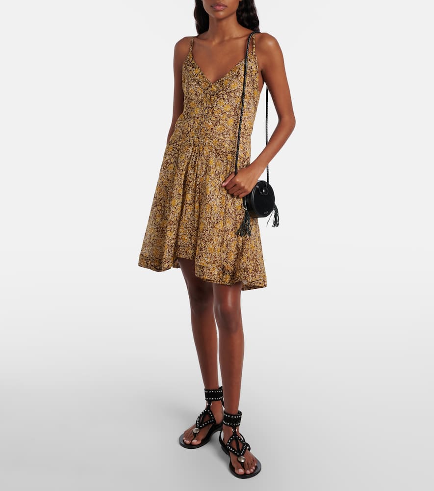 Danielle floral cotton voile minidress