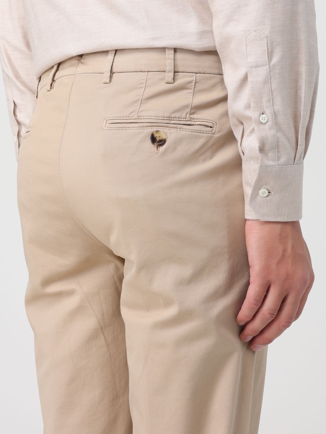 Pants in cotton gabardine