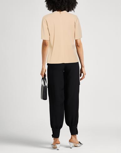 Woman Sweater Sand Size S Viscose, Polyester