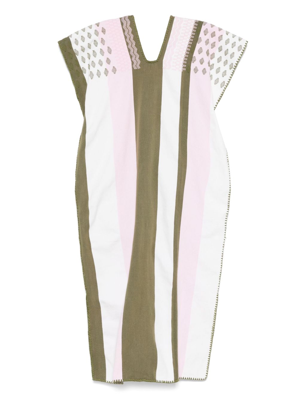 Pippa Holt striped midi dress - Pink