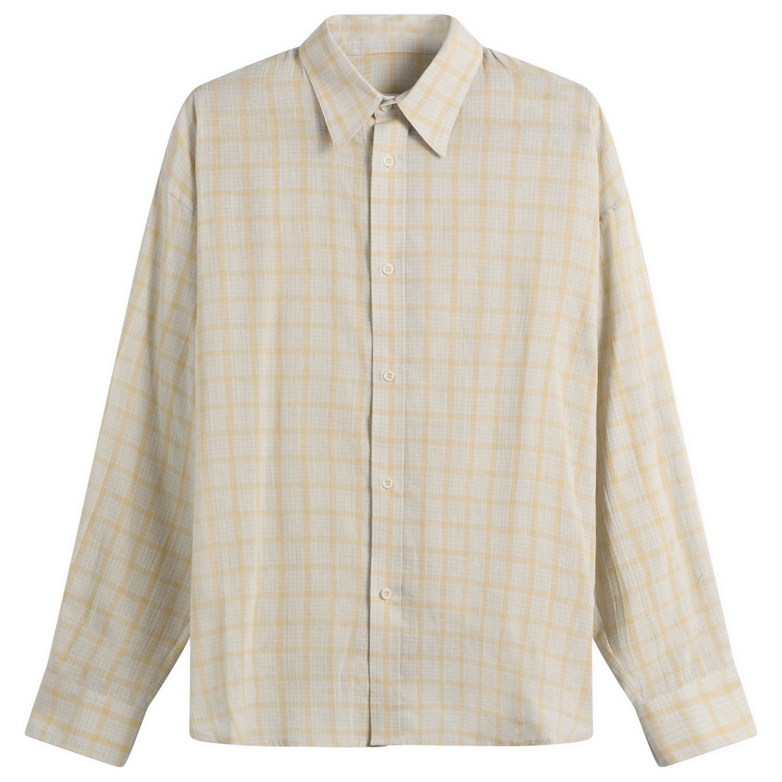 Men's Chisholm Check Shirt in Blue/Yellow Check