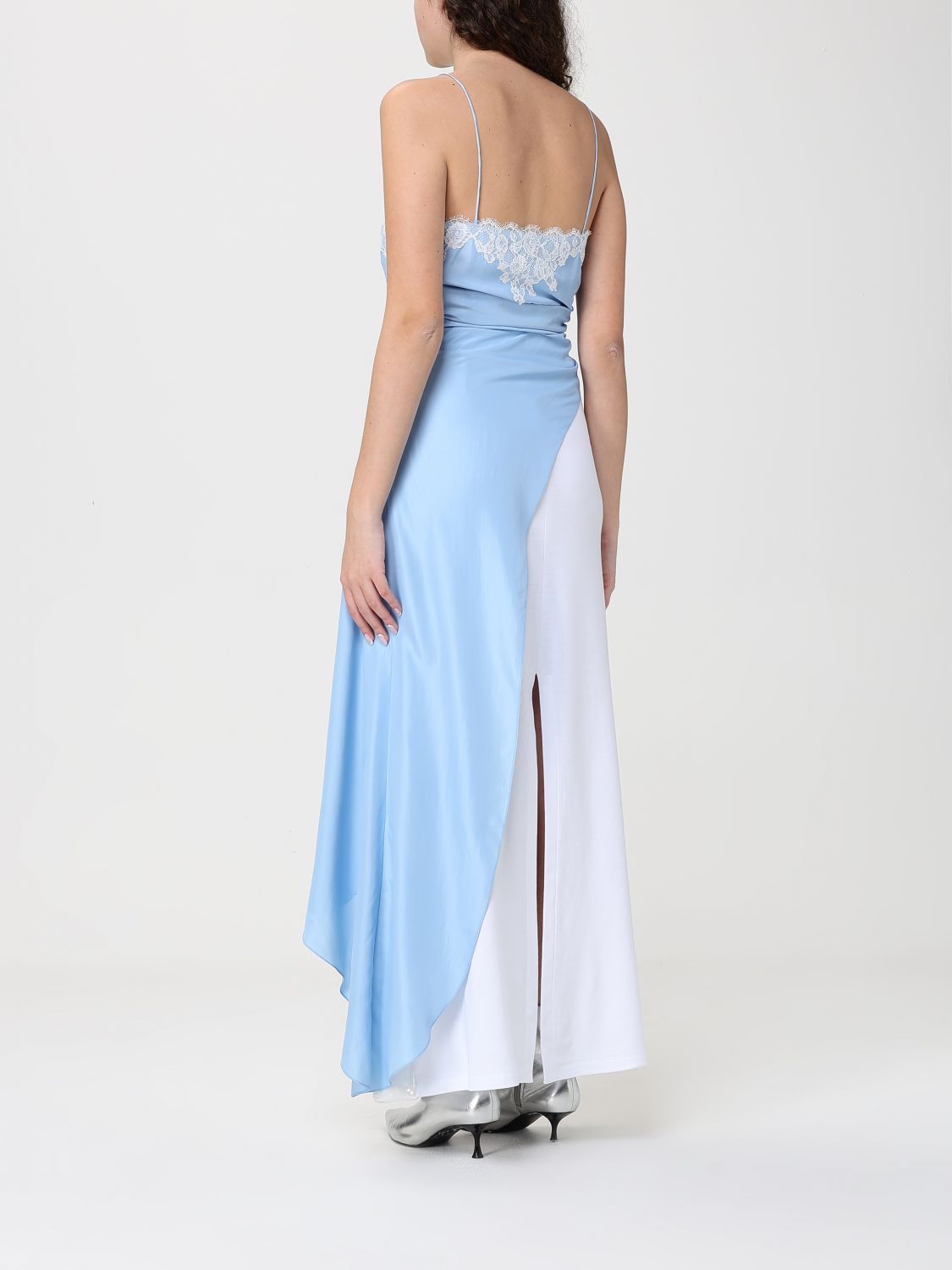 Top Woman color Gnawed Blue