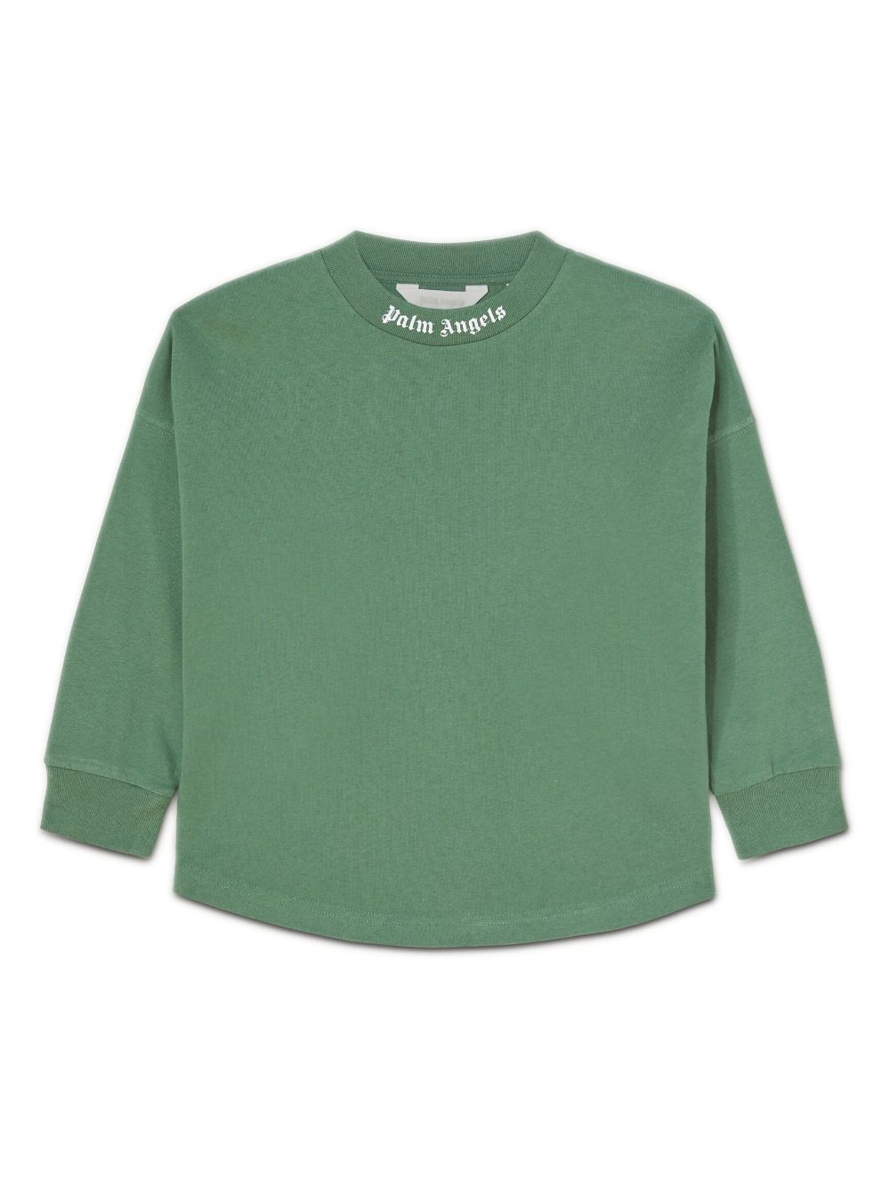 Logo-print crew-neck T-shirt - Green