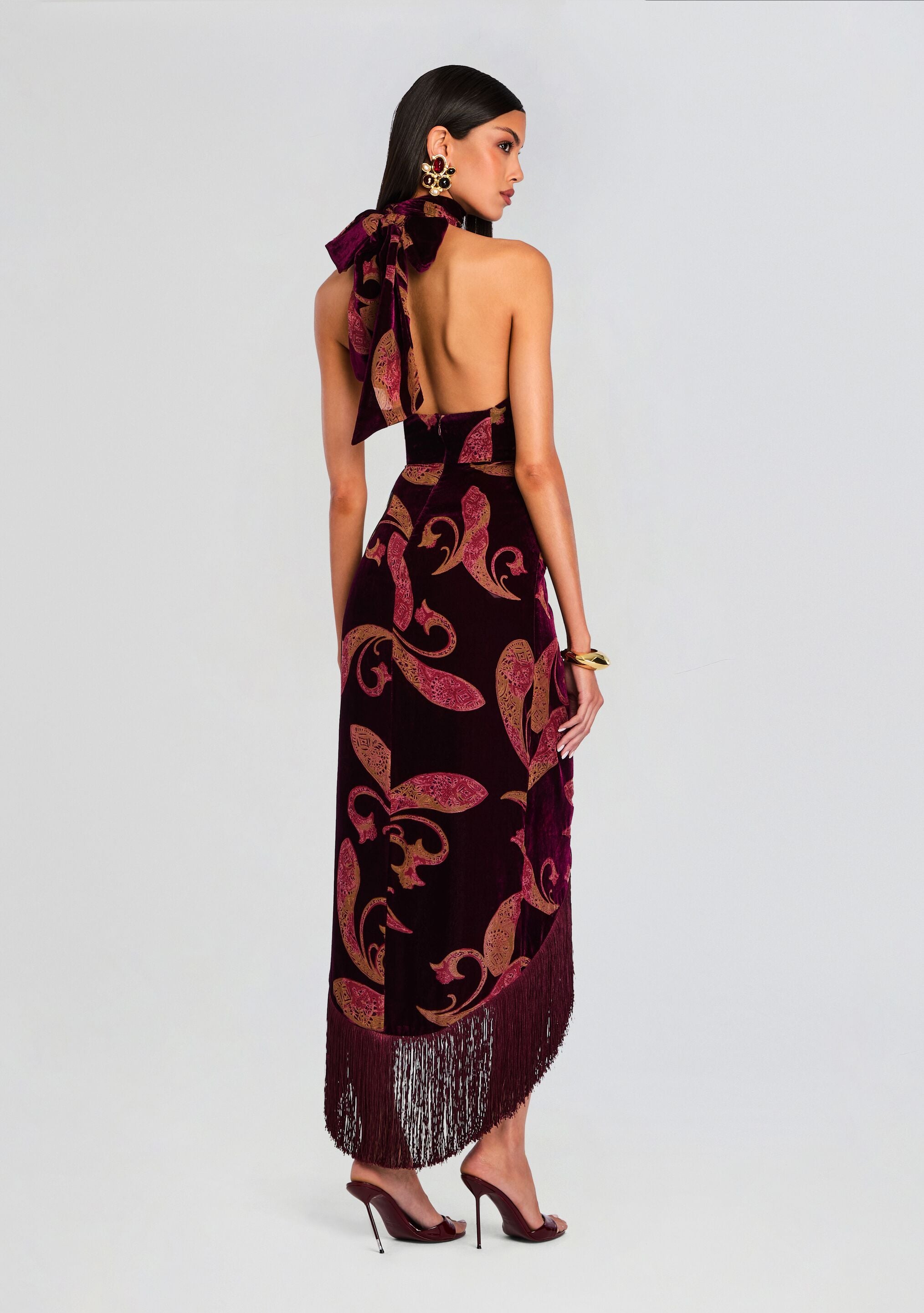 Iridessa Velvet Dress