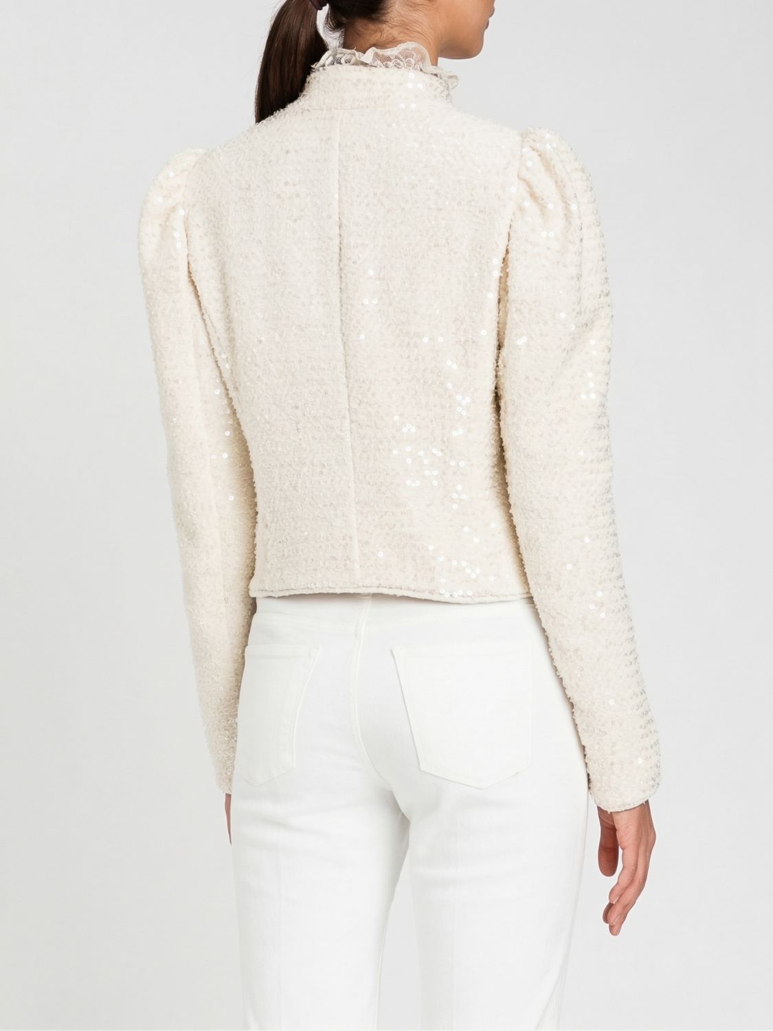Jacket Woman color Pearl