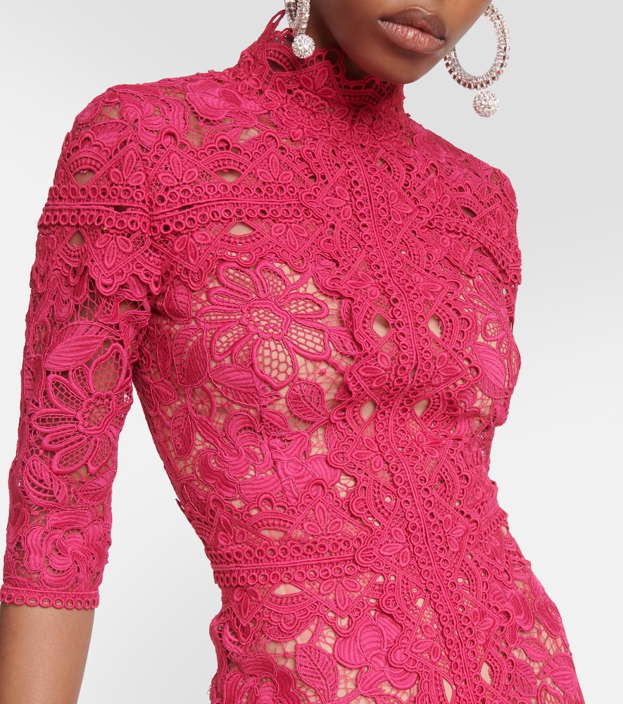 Kalissa guipure lace gown