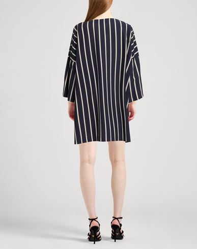 Liviana Conti Woman Mini dress Navy Size 10 Cotton, Polyamide, Elastane