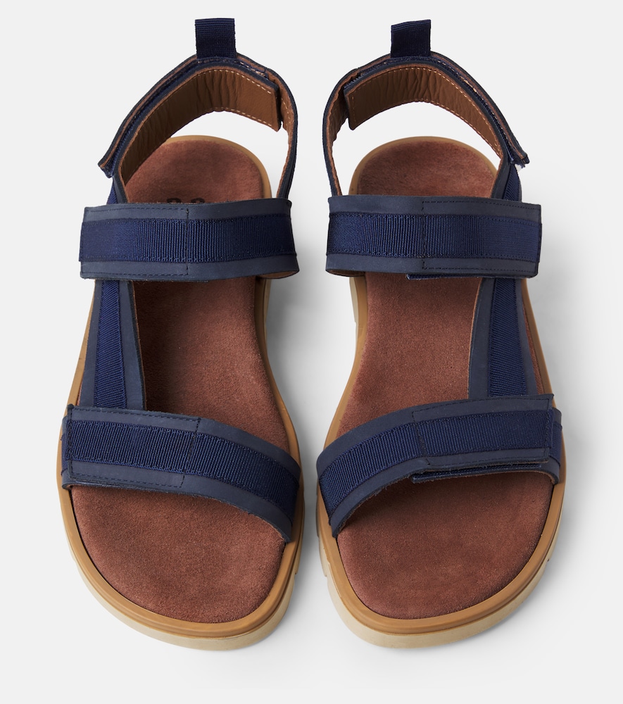 PèPè Summer grosgrain and leather sandals