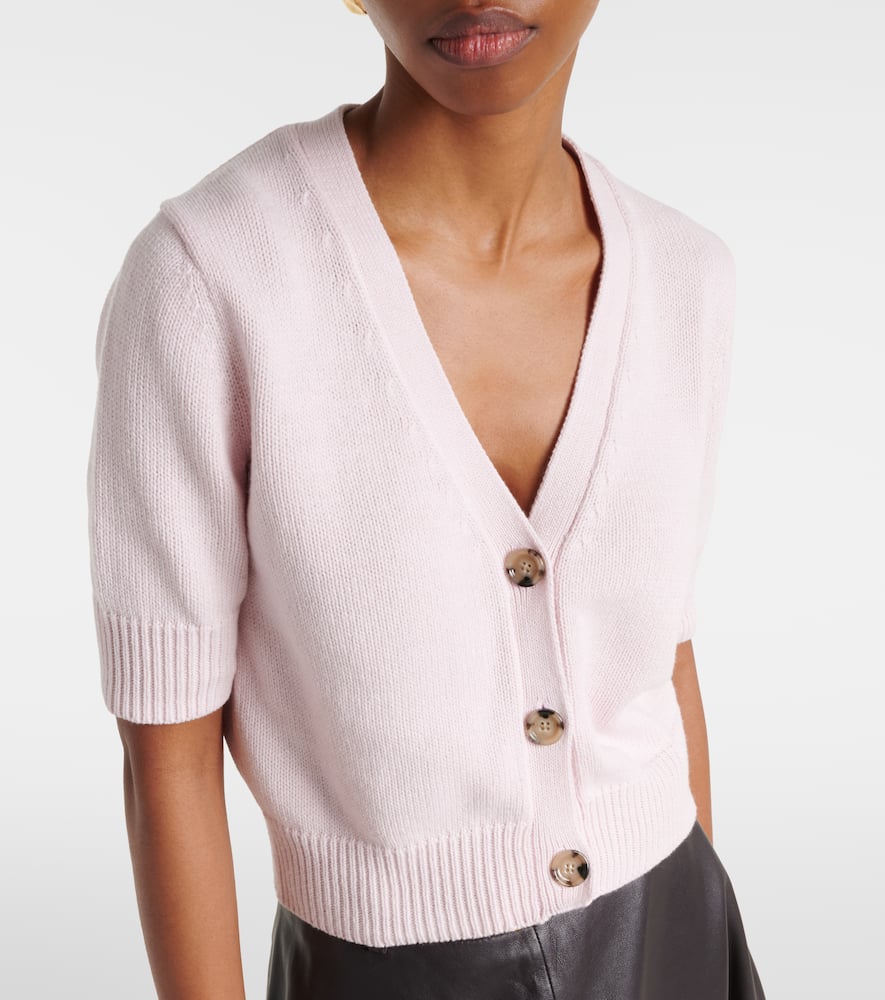 Cotton and cashmere cardigan