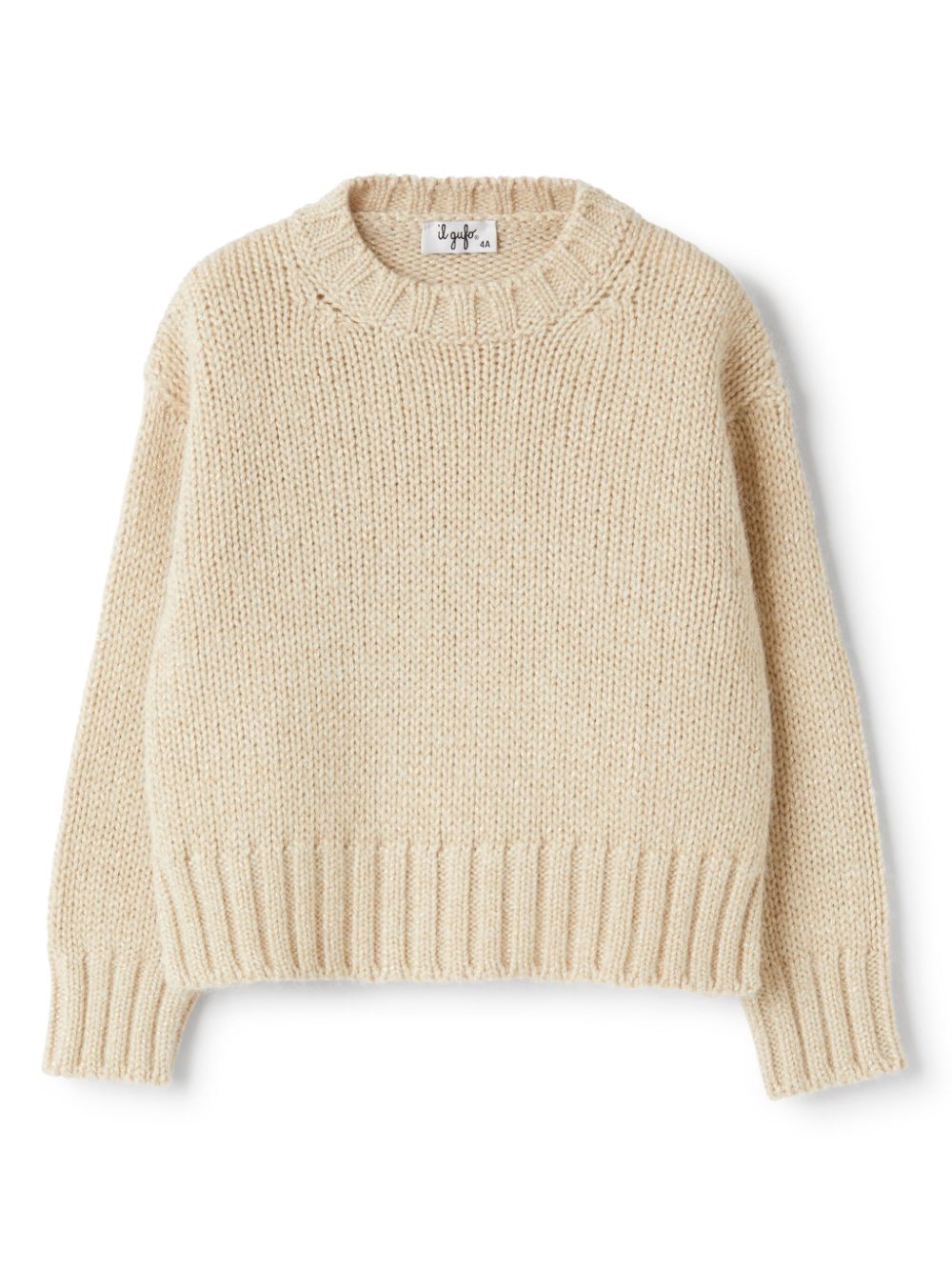 Ribbed-knit jumper - Neutrals