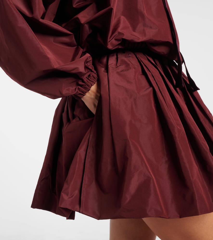 Faille balloon miniskirt