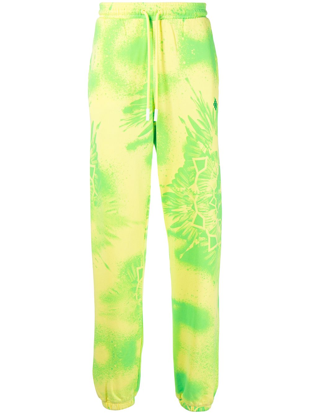 Tie-dye track pants - Yellow