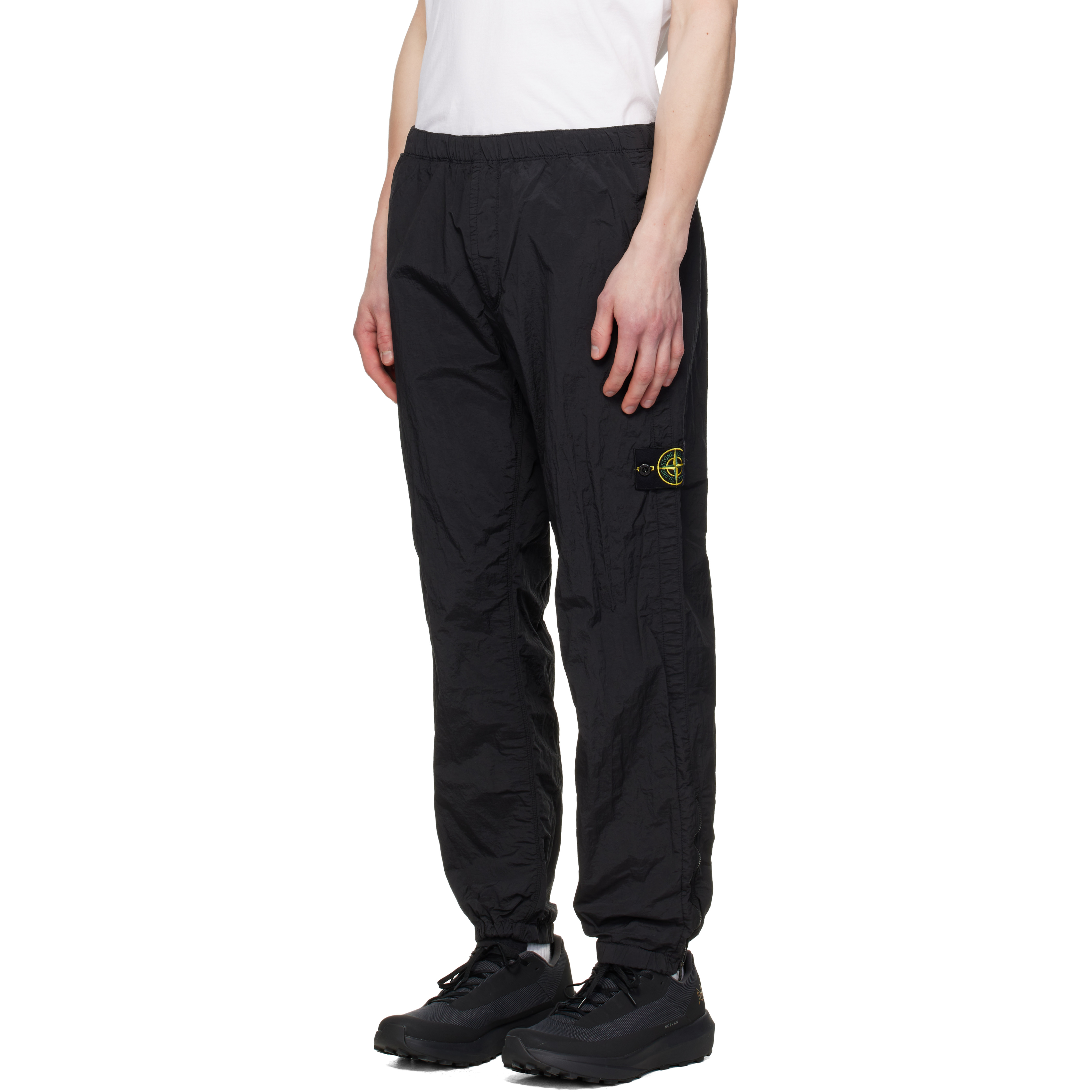 Black 3100035 Nylon Metal ECONYL Trousers