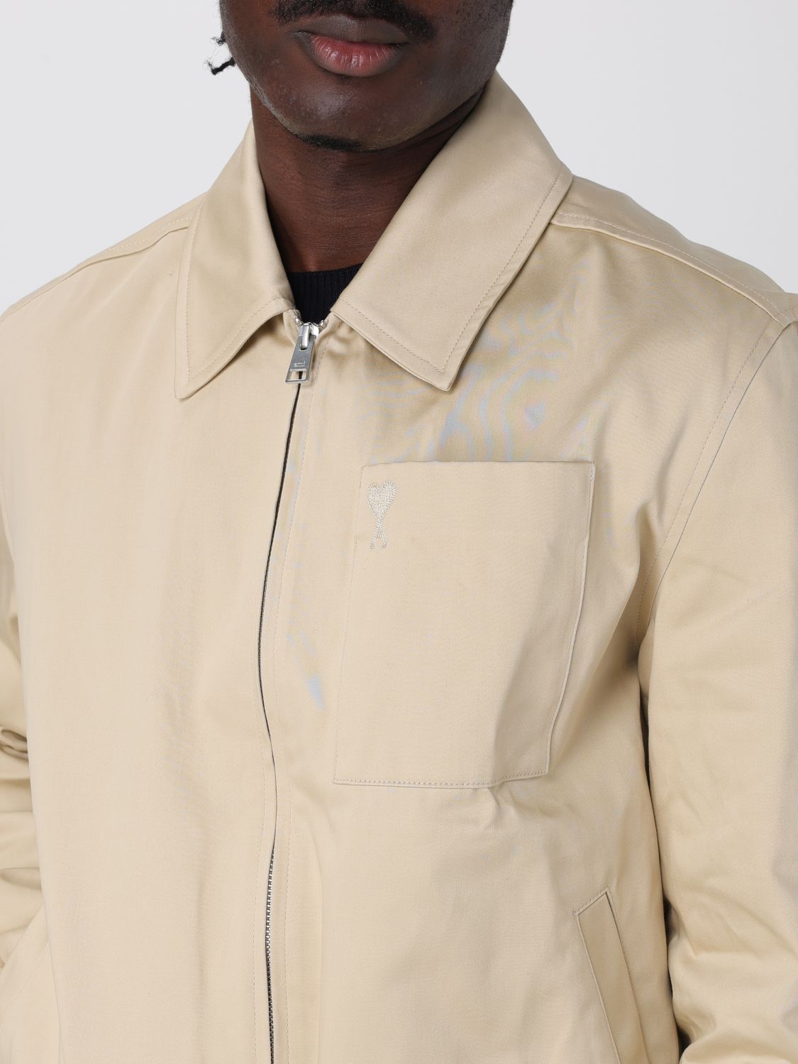 Jacket AMI PARIS Men color Beige